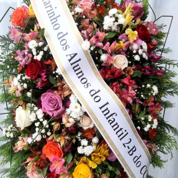 coroa de flores funebres