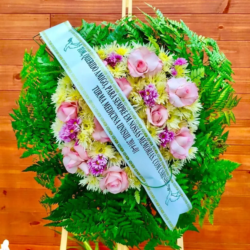 coroa de flores em florianopolios, coroa de flores