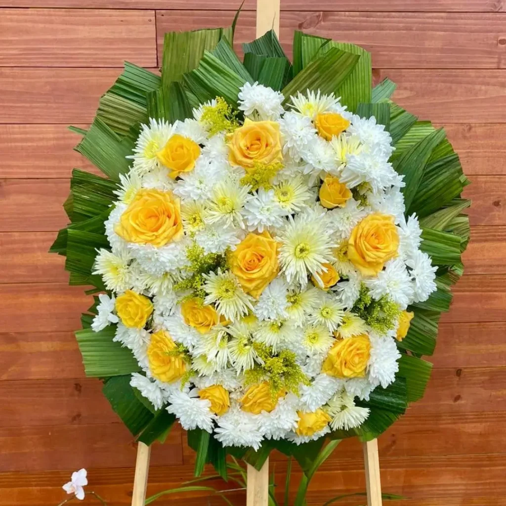 coroa de flores para cemiterios